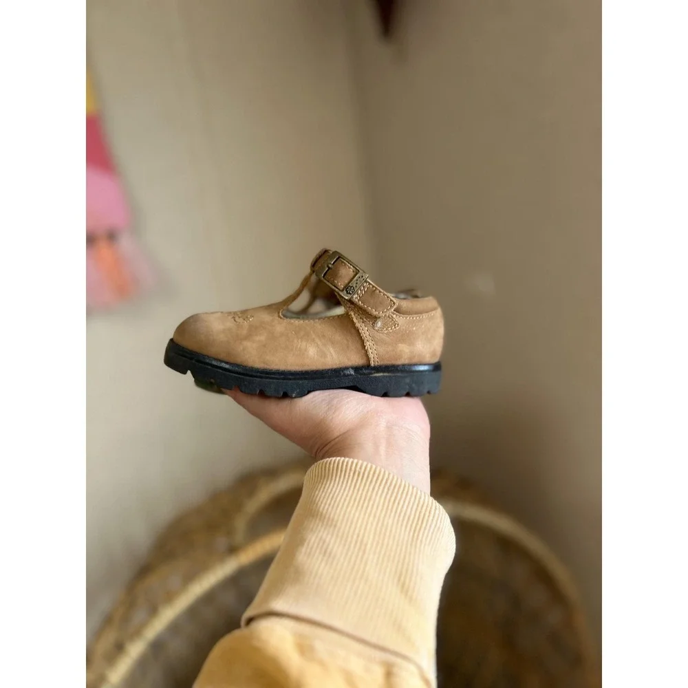 Cheerokee Brown Suede Toddler Clogs